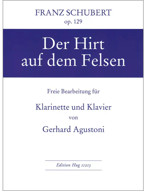 Hirt auf dem Felsen